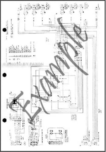 1992 Ford L-Series Foldout Wiring Diagram L8000 L9000 LT8000 LT9000