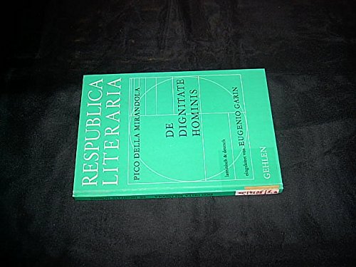 De Dignitate Hominis by Giovanni Pico della Mirandola | Goodreads