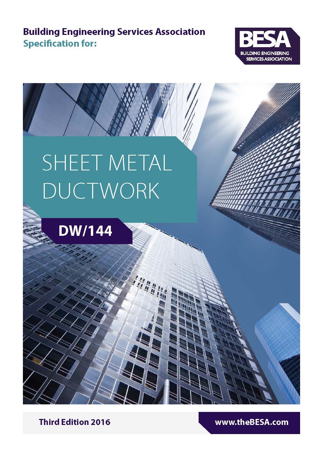 DW144 Specification for Sheet Metal Ductwork by Heating and