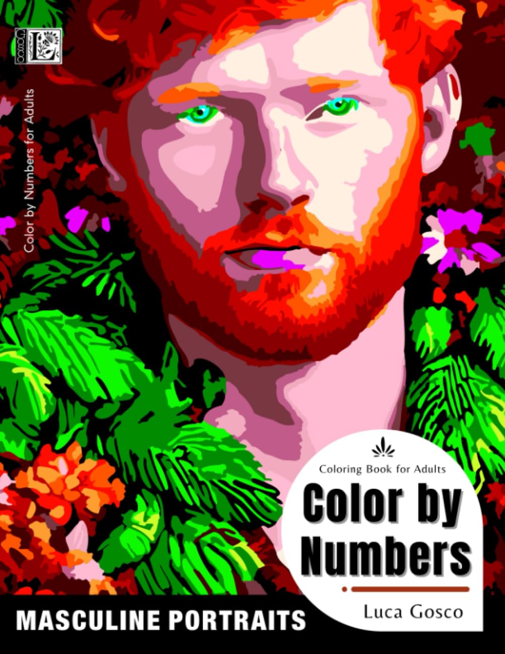 Color by Numbers for Adults Masculine Portraits Color by Number