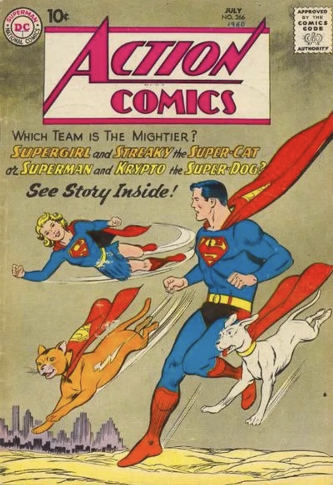 Action Comics book cover