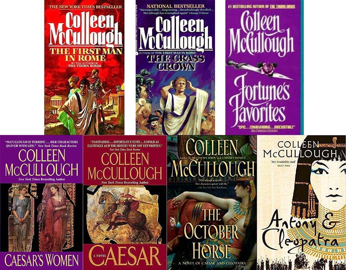Masters of Rome Complete Series 7 Book Set by Colleen McCullough