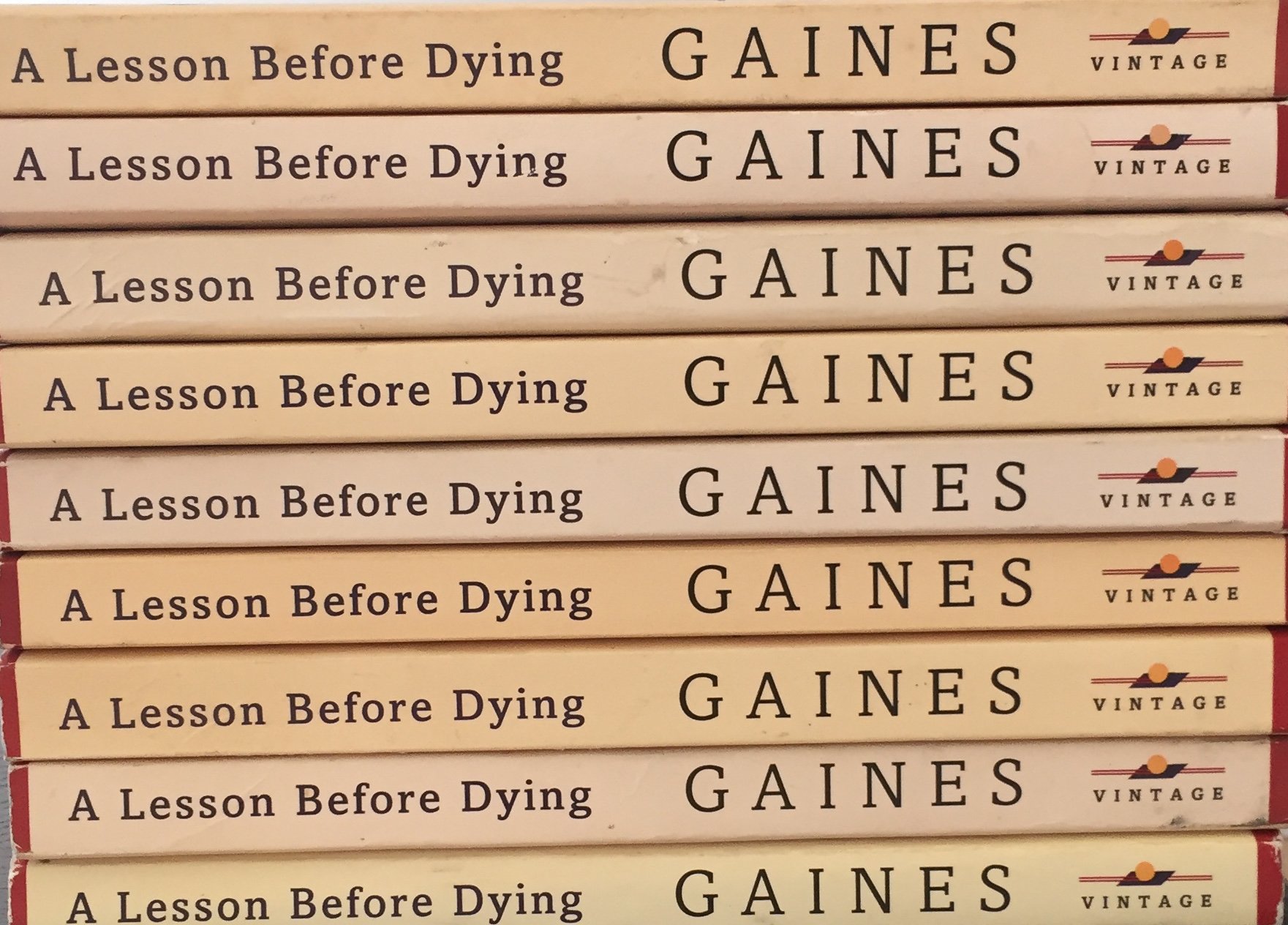 A Lesson Before Dying by Ernest J Gaines Class Reading Group Set of 10 ...