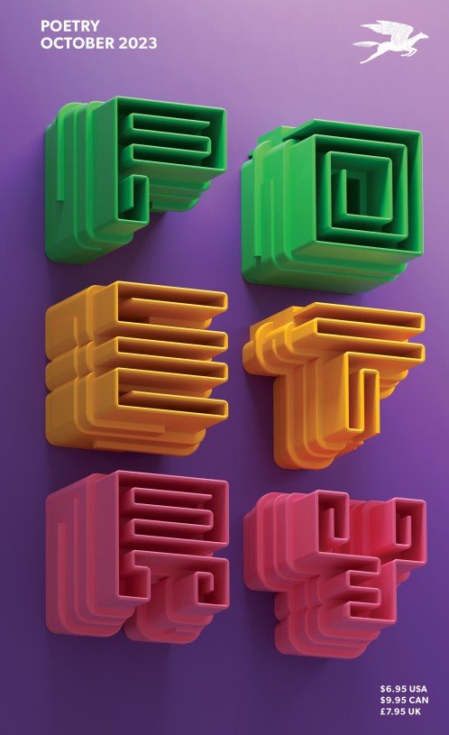 Poetry Foundation Magazine, Volume 223, Issue #1, October 2023
