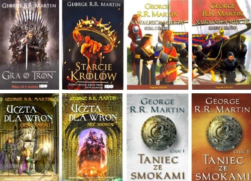 Piesn Lodu i Ognia. Gra O Tron. Tom 1-8 book cover