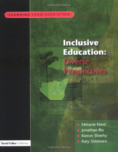 Jonathan Rix Inclusive Education: Diverse Perspectives (Learning from Each Other) by ...