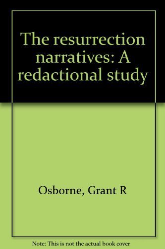 The resurrection narratives book cover