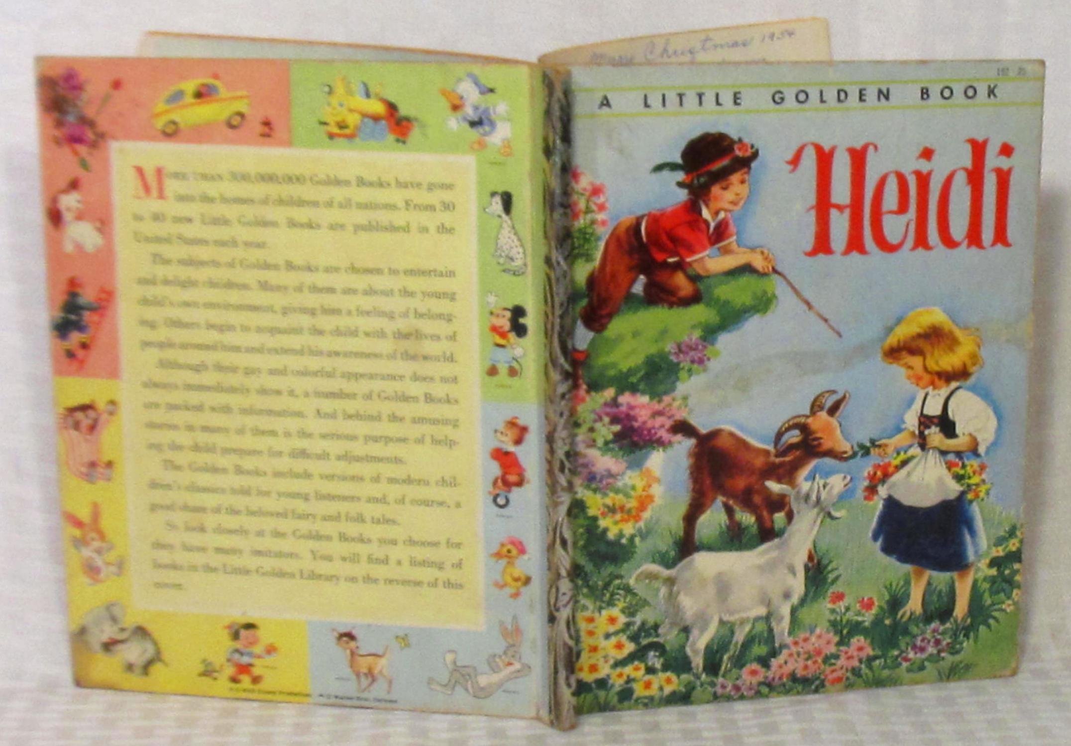 Heidi - A Little Golden Book - #192 by Johanna Spyri | Goodreads