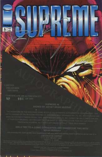 Supreme #6 Signed by Artist Brian Murray book cover