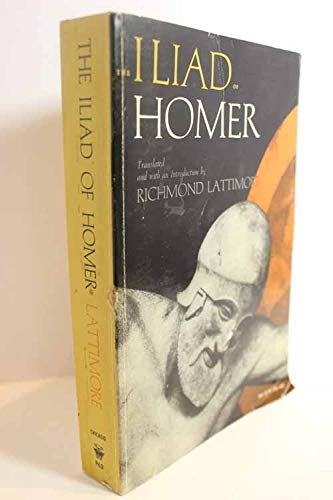THE ILIAD OF HOMER. Translated by Richmond Lattimore. Drawings by Leonard Baskin. book cover