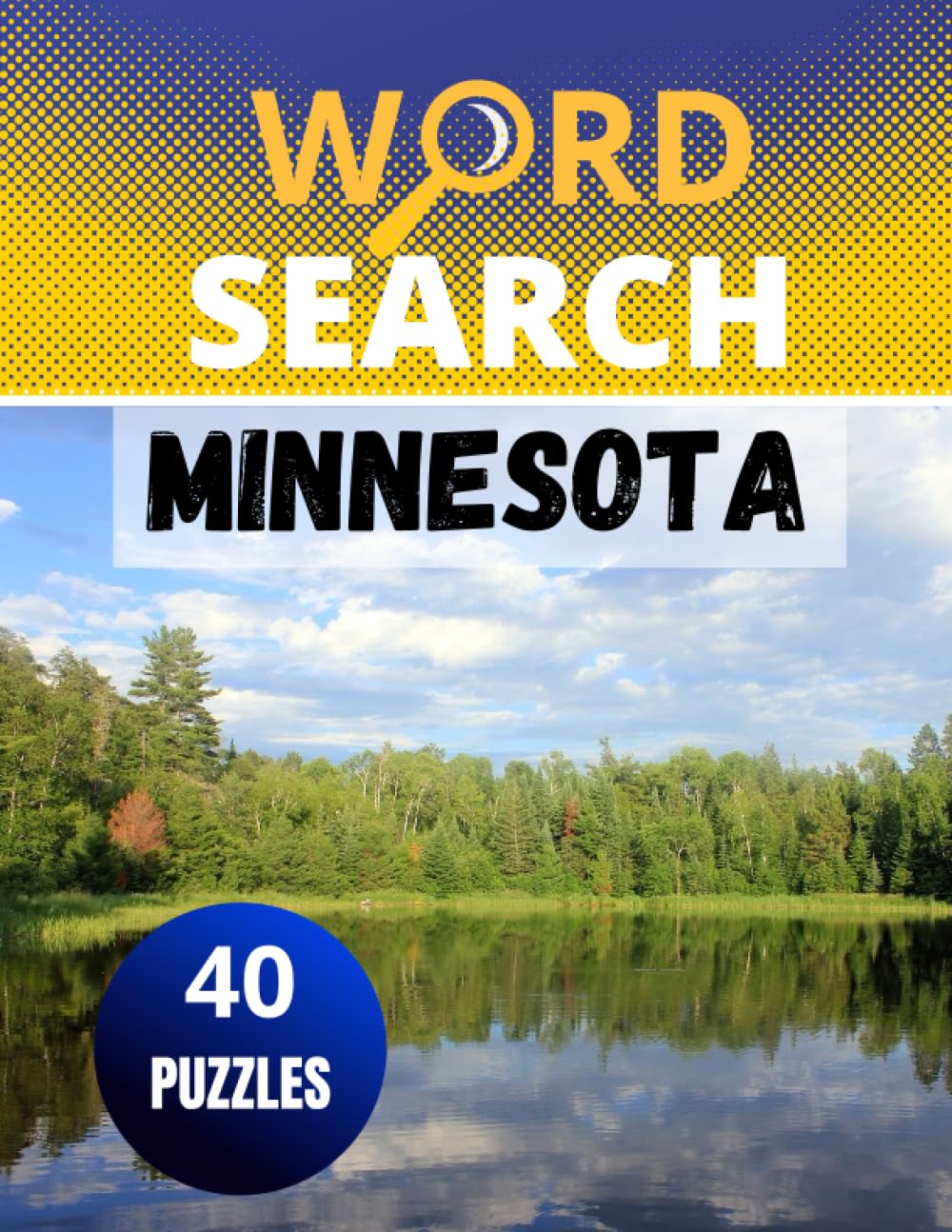 Minnesota Word Search: Large print challenging activity book puzzles ...