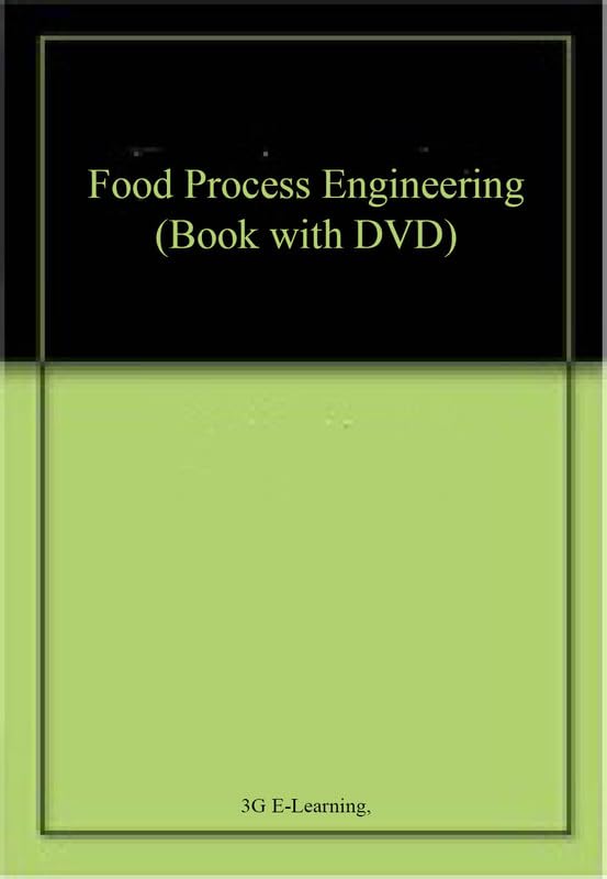 Food Process Engineering (Book with DVD) by 3G ELearning, Goodreads