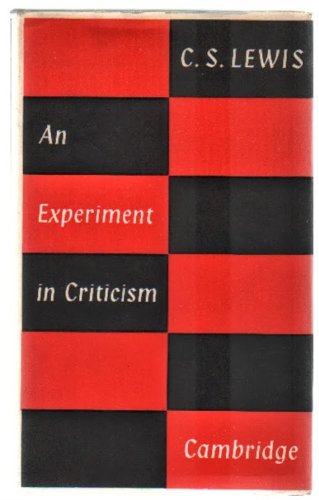 An Experiment in Critism