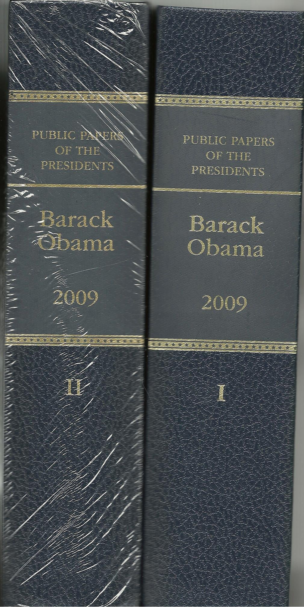 Obama Block Paper Public Papers of the Presidents Barack Obama 2009 (VOLUMES I & II) (TWO ...