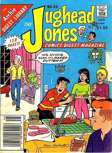 The Jughead Jones Comics Digest Magazine, #45 book cover