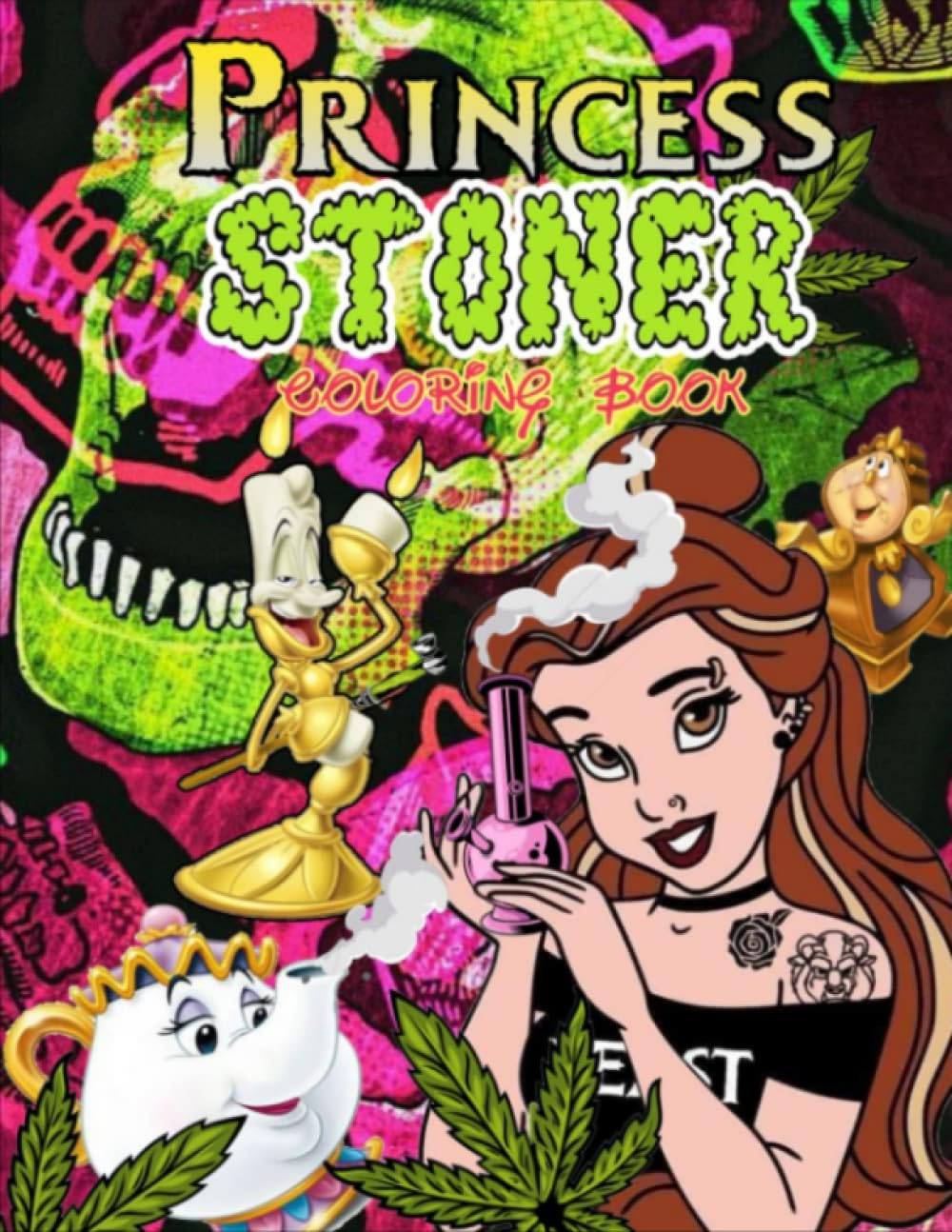 Princess Stoner Coloring Book An Adult Coloring Book Featuring 29 Fun
