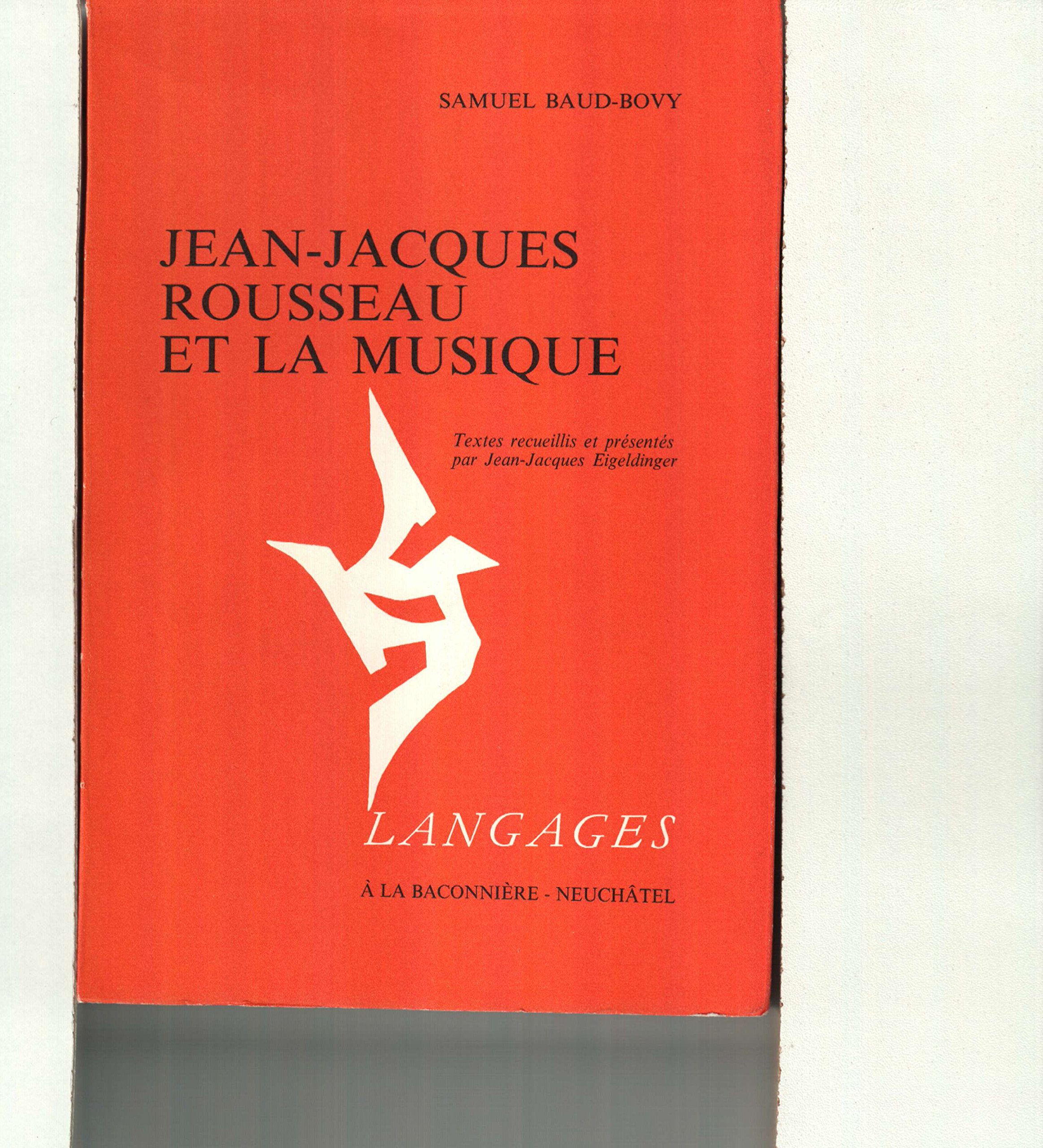 Jean jacques rousseau et la musique + CD by unknown author Goodreads