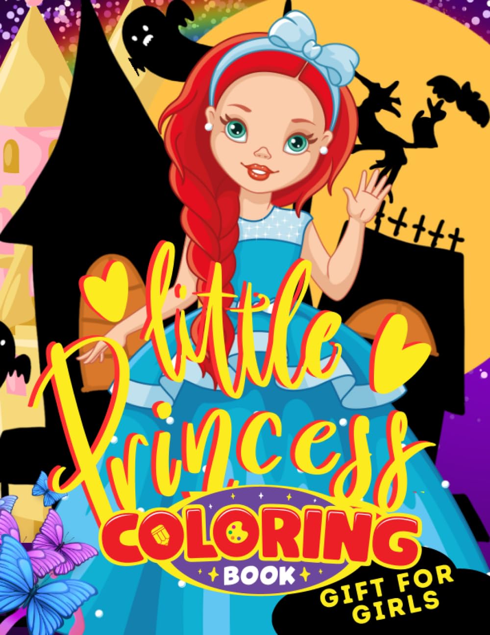 Little Princess Coloring Book Cute & Fun Coloring Book with Adorable