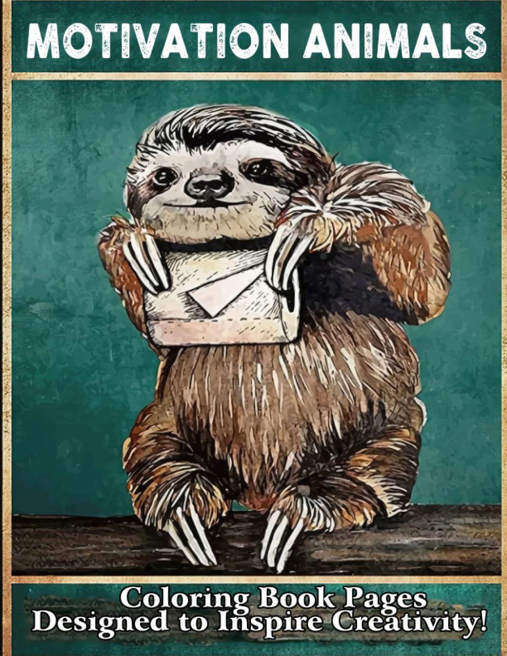 Motivation Animals Coloring Book: Unveil the Inner Strength of Animals