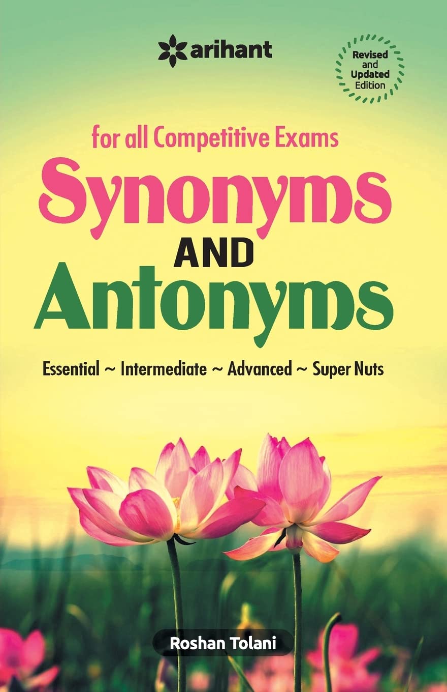 Synonyms and Antonyms Anglo by Roshan Tolani Goodreads