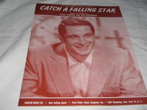 CATCH A FALLING STAR PAUL VANCE 1957 SHEET MUSIC FOLDER 509 SHEET MUSIC
