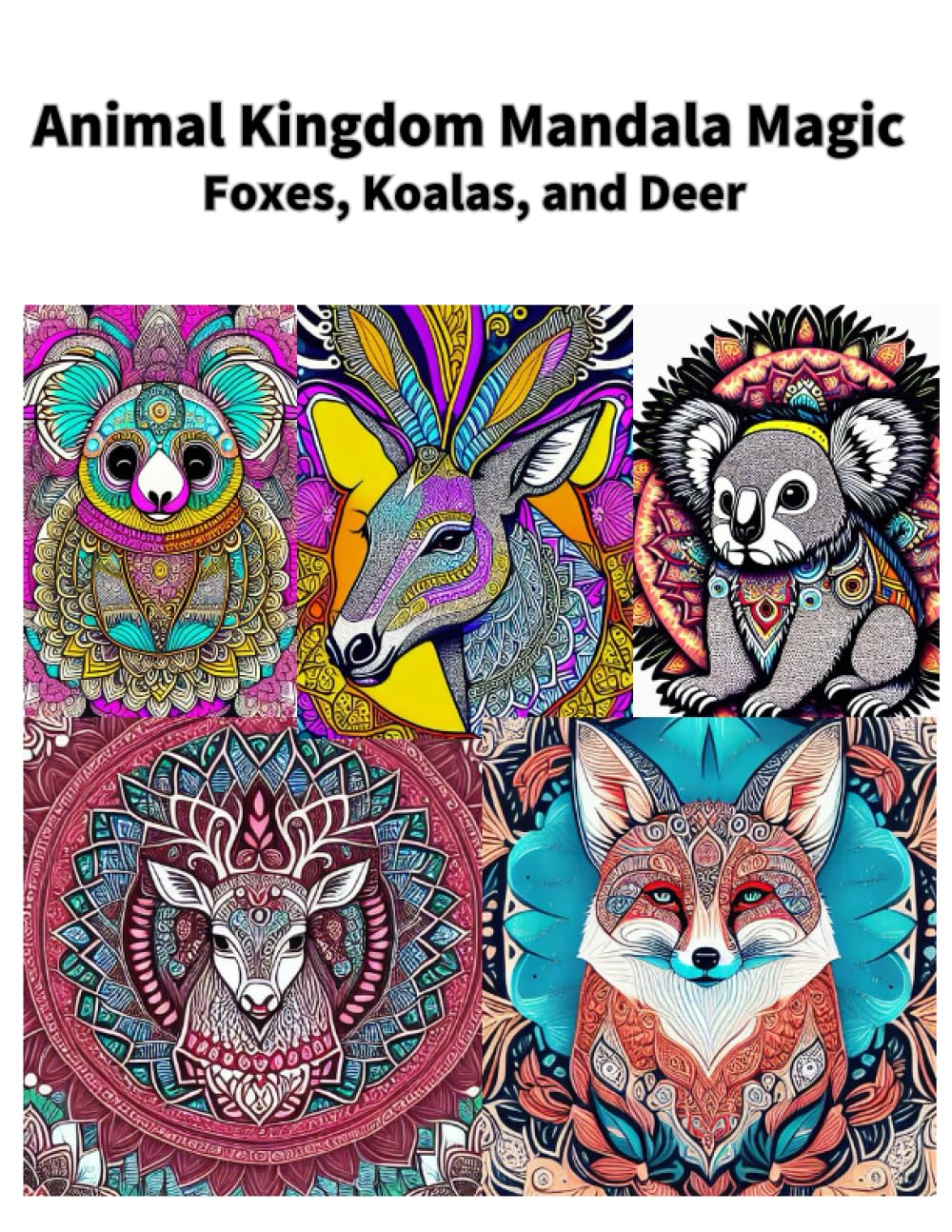 Animal Kingdom Mandala Magic Foxes, Koalas, and Deer" by Kyungmi Kim Goodreads