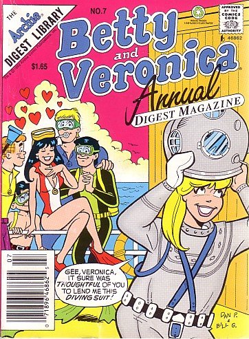 Betty and Veronica Annual Digest Magazine, #7 book cover