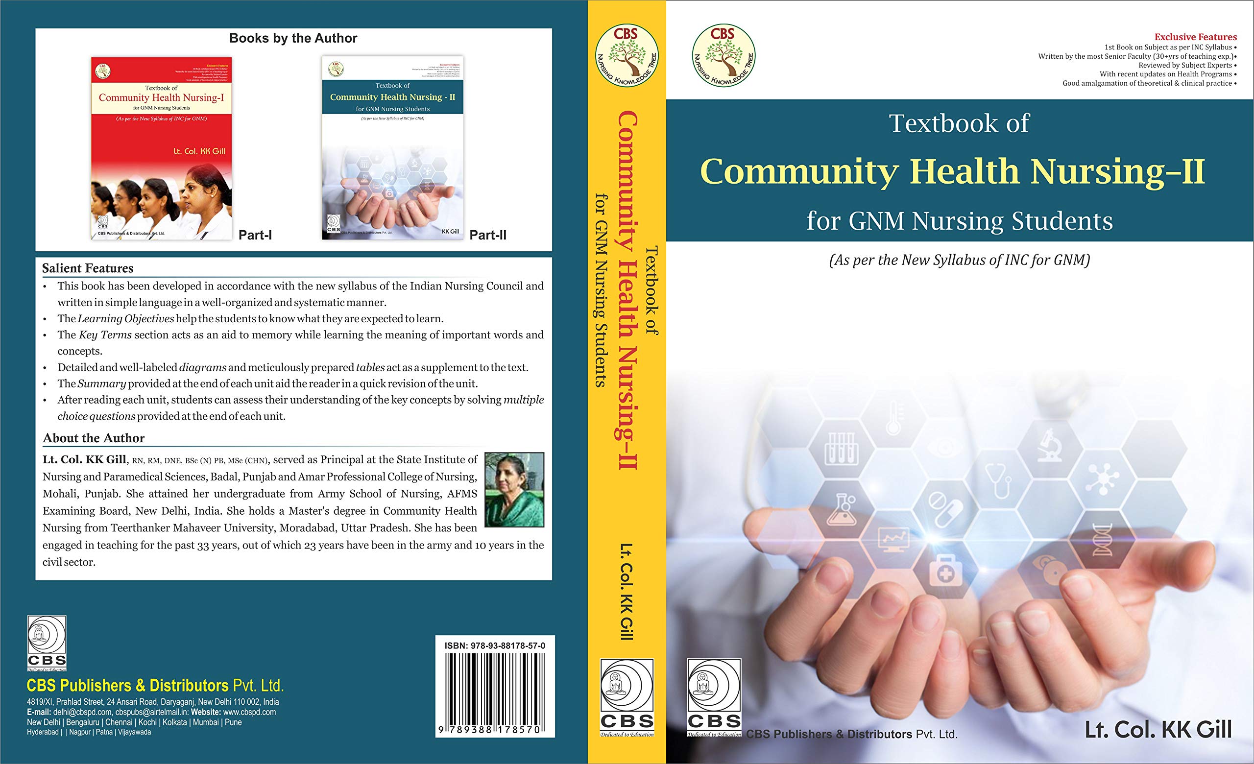 Textbook Of Community Health Nursing Ii For Gnm Nursing Students by Lt