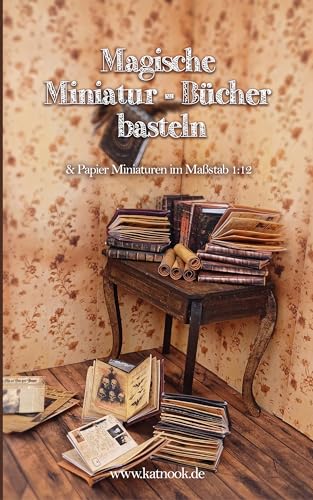 Miniatur-Bibel Für Puppenhaus – Maßstab 1:12 Mit Bedruckten Seiten – Deko Für Kirche, Wohnzimmer Oder Miniatur-Szene