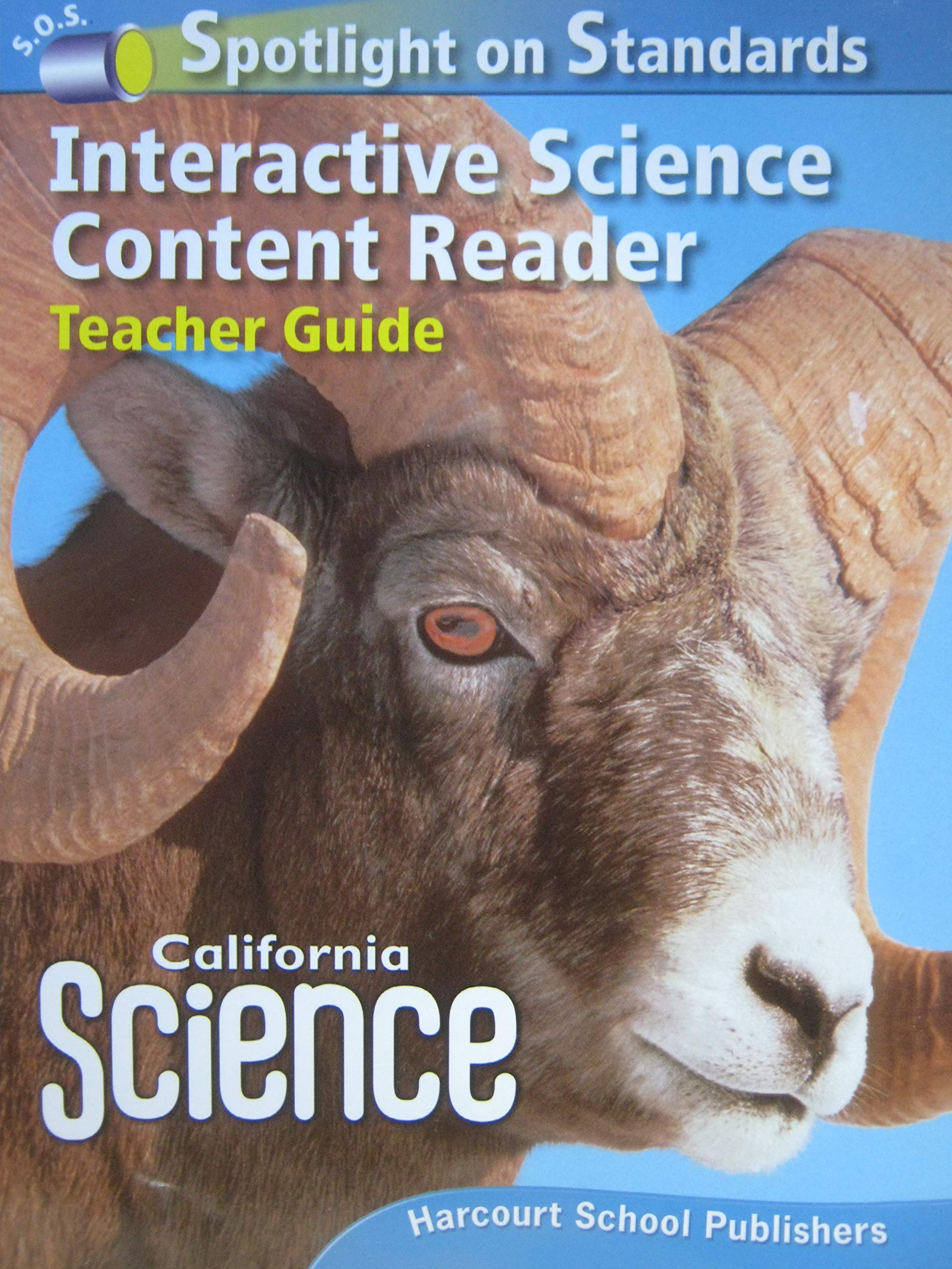Harcourt School Publishers Science California Interactv Sci Cnt Rdr Te