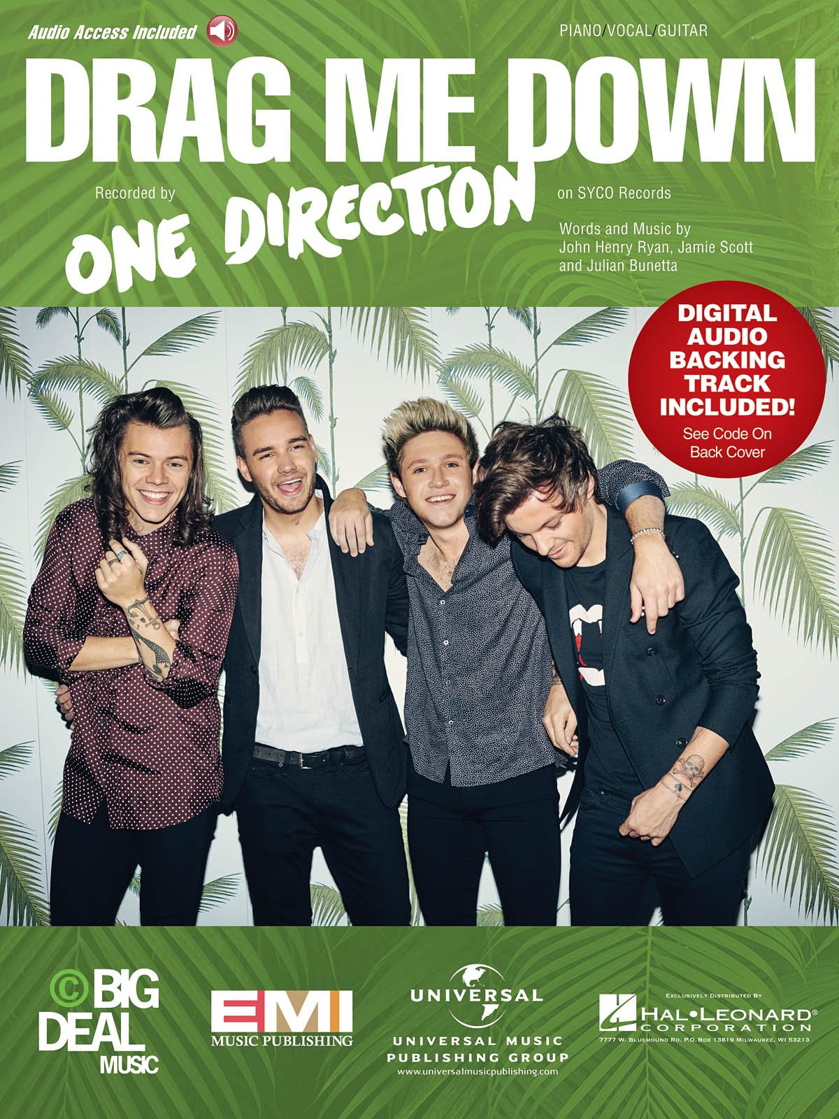 One Direction Drag Me Down Sheet Music Single Audio by John Henry Ryan Goodreads