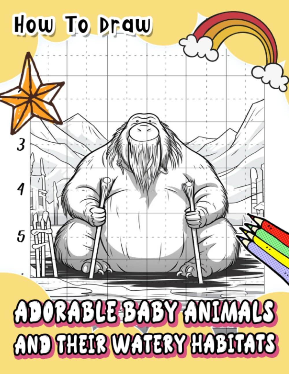 How To Draw Adorable Baby Animals and Their Watery Habitats Learn