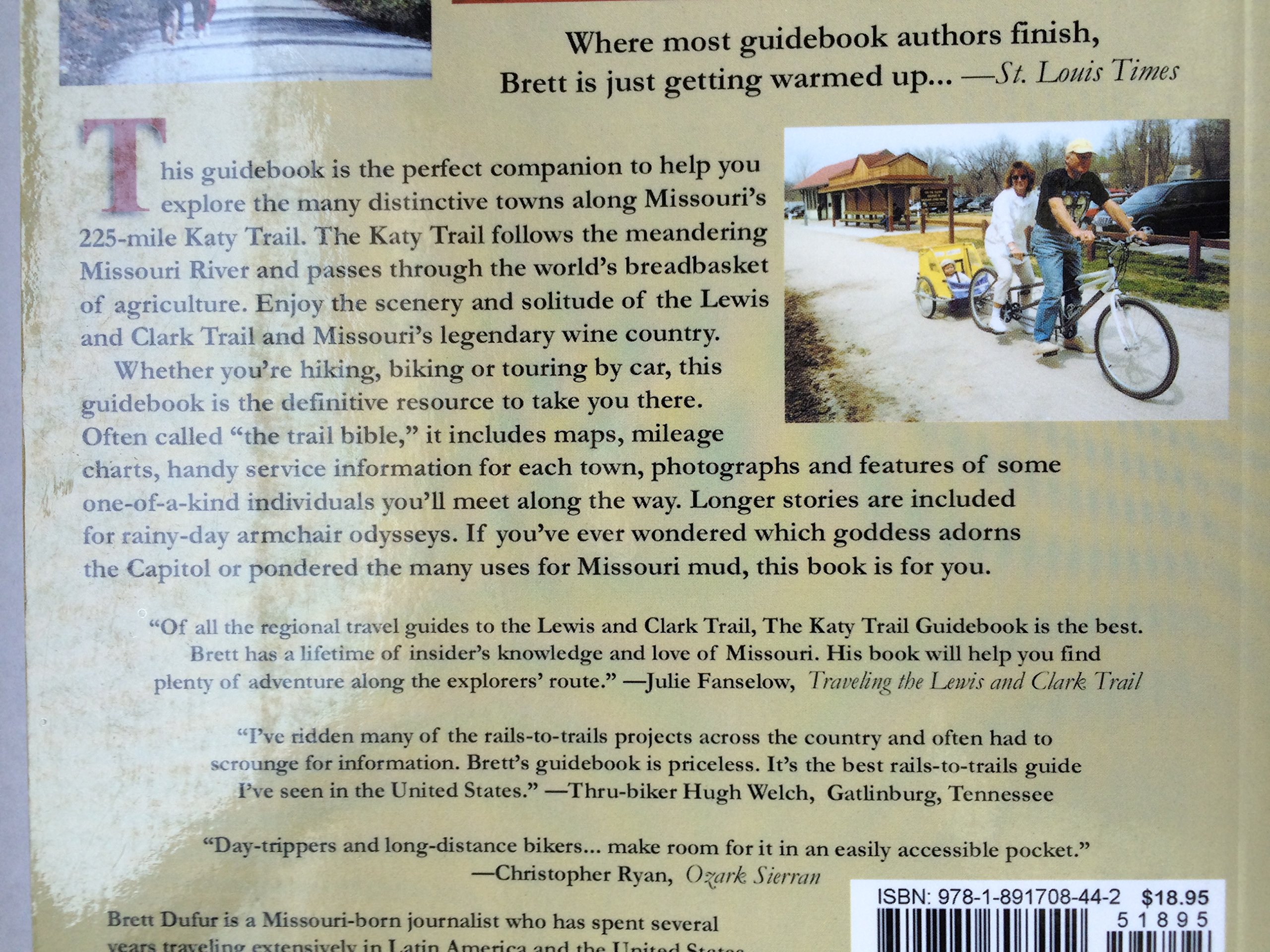 The Complete Katy Trail Guidebook (Show Me Series) by Brett Dufur