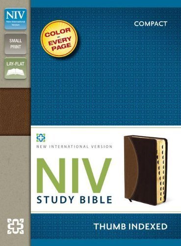 By Zondervan NIV Study Bible, Compact Indexed, Small Print by Anonymous ...