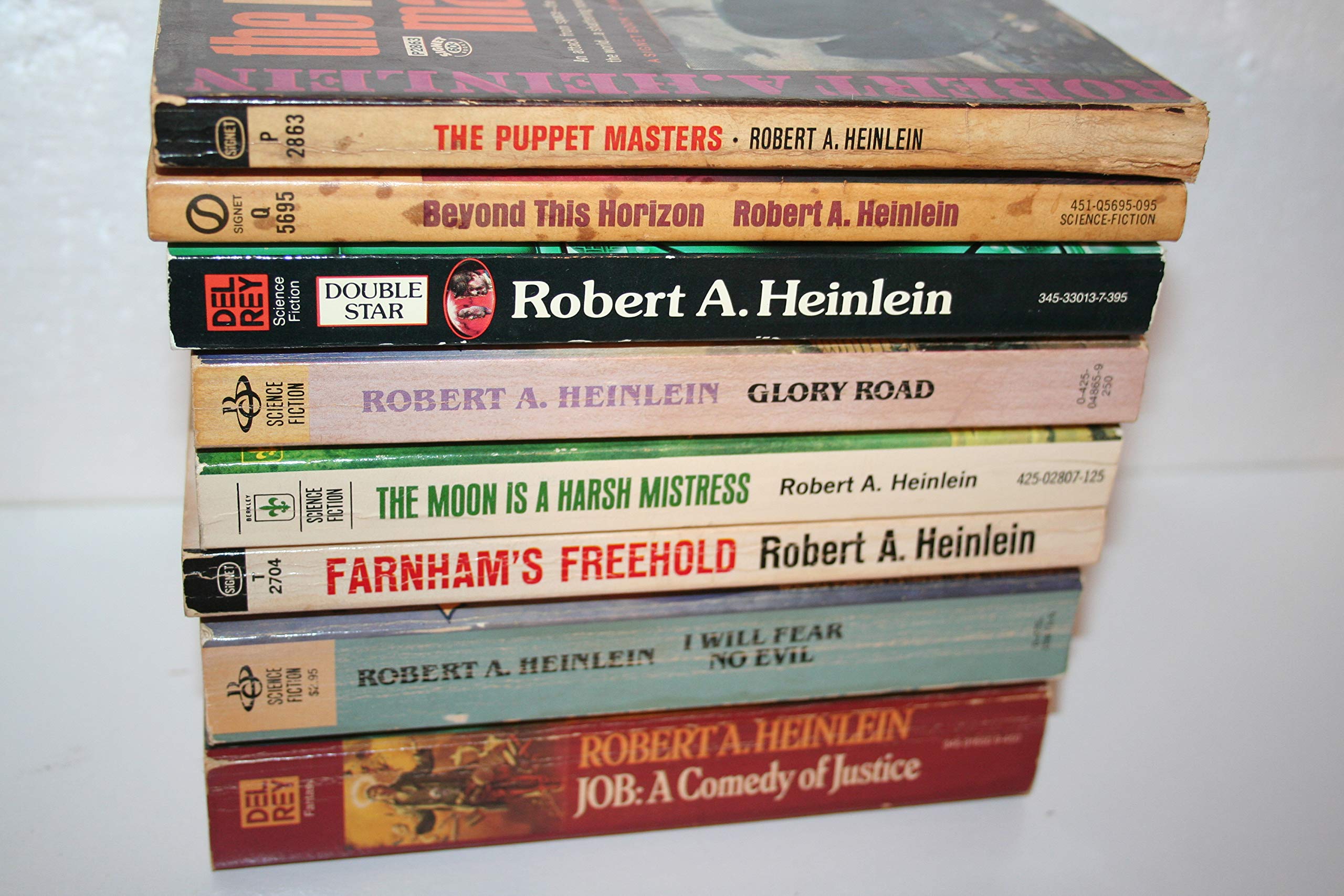 Robert A. Heinlein 8book collection of standalone novels by Robert A