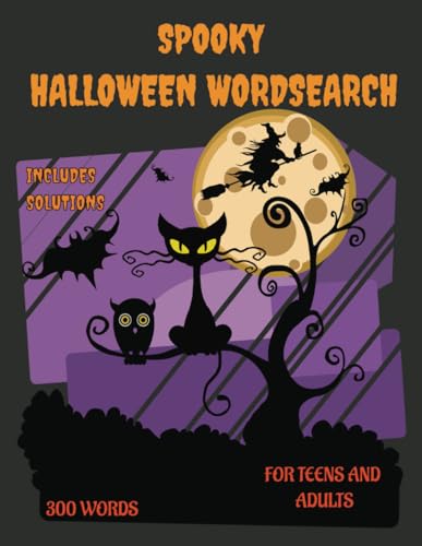 SPOOKY HALLOWEEN WORD SEARCH PUZZLE BOOK: LARGE PRINT WORDSEARCH PUZZLE ...