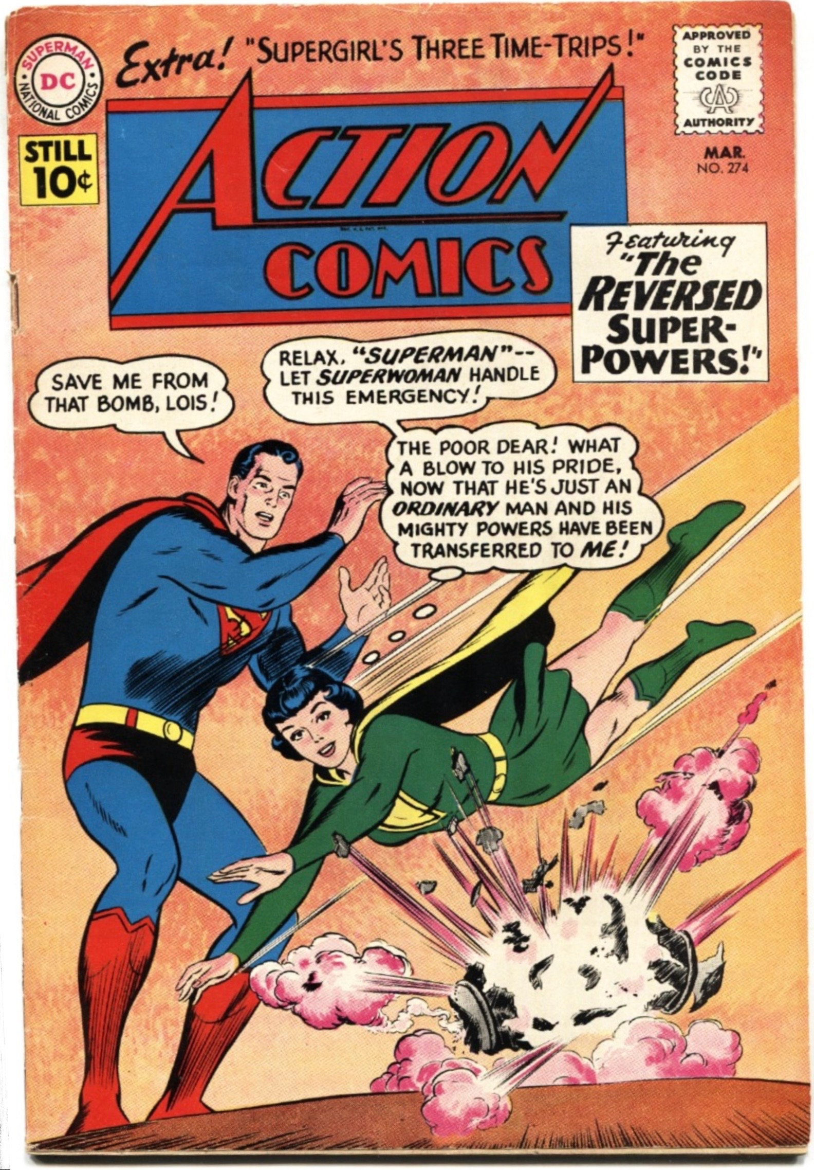 Action Comics book cover