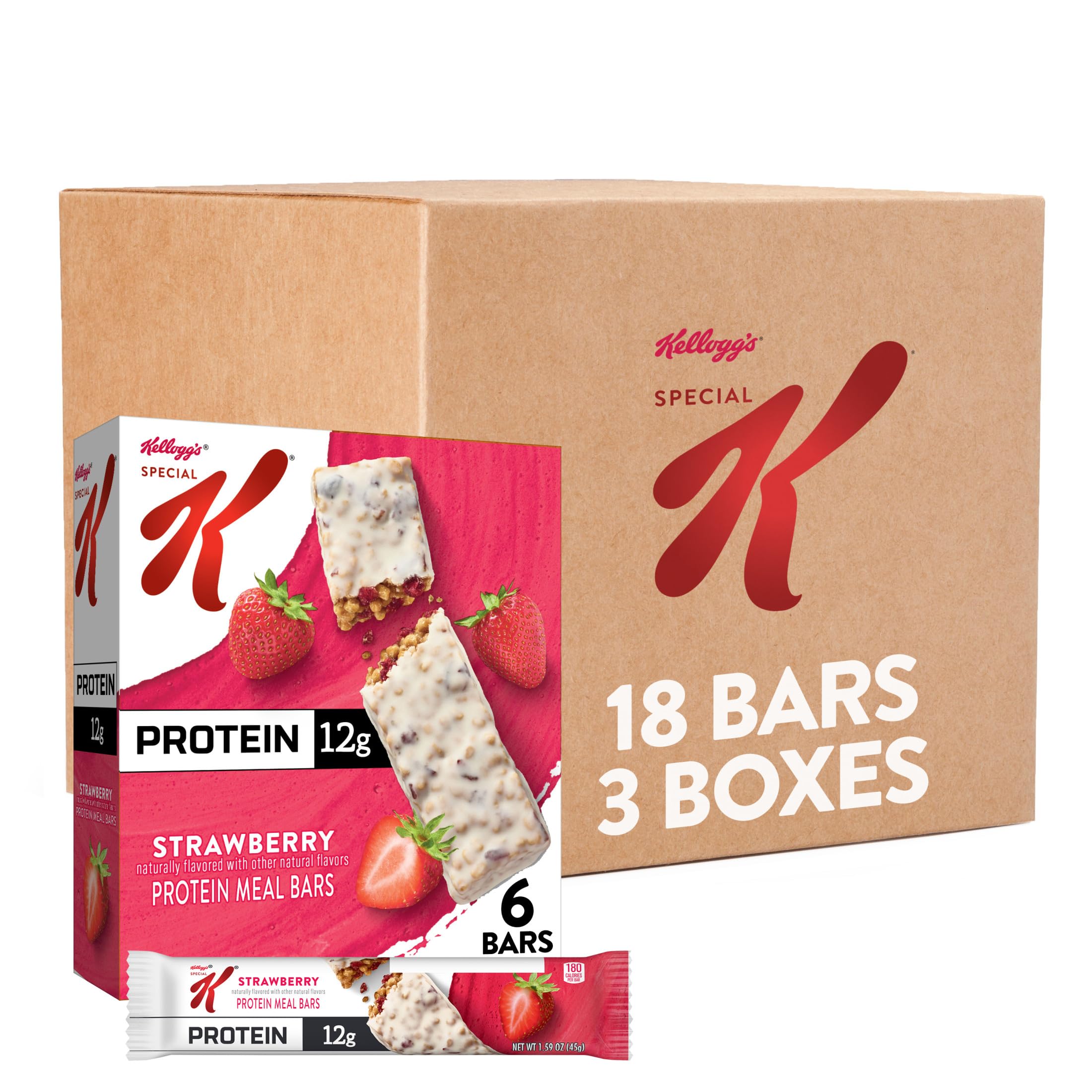 Kellogg's Special K Protein Meal Bars, 12g Protein, Meal Replacement