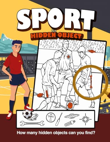 Sport Hidden Object: Brain Games Sport Hidden Pictures For Men &amp; Women ...