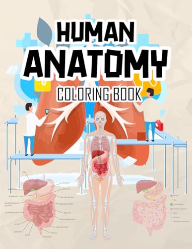Human anatomy coloring book: The Complete Anatomy Coloring Workbook for