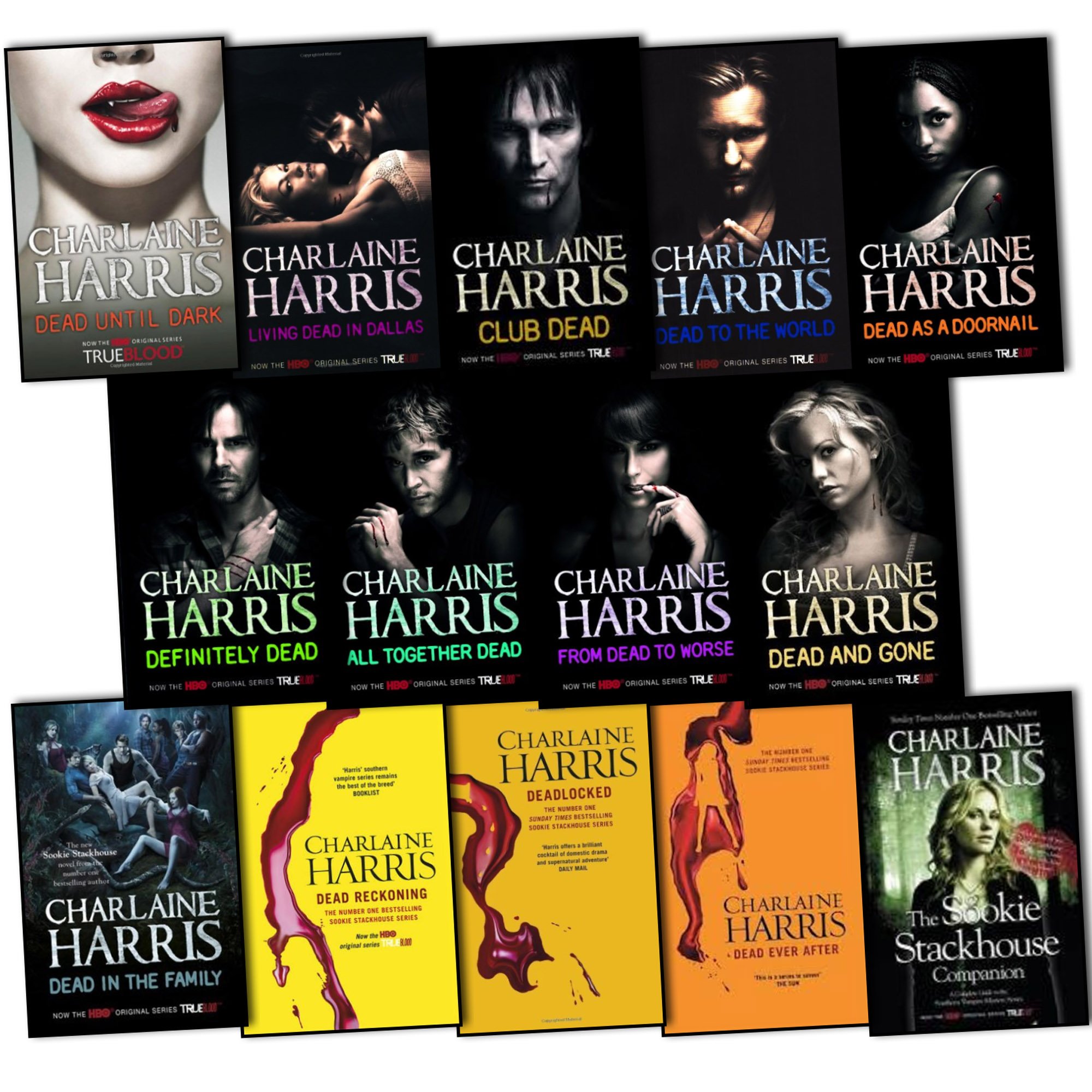 True Blood Sookie Stackhouse 14 Books Collection Pack Set RRP: £142.86 ...