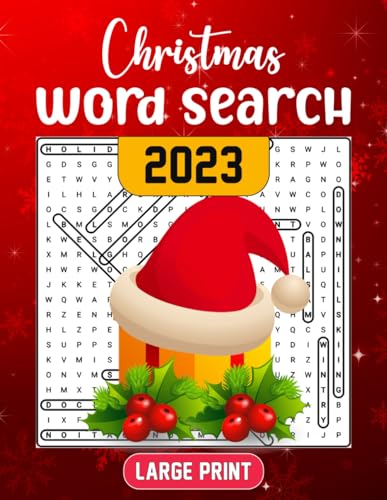 2023 Christmas Word Search Large Print: An Engrossing Trek Through ...