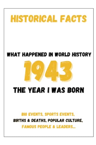 What Happened in World History 1943 The Year I Was Born: The Most