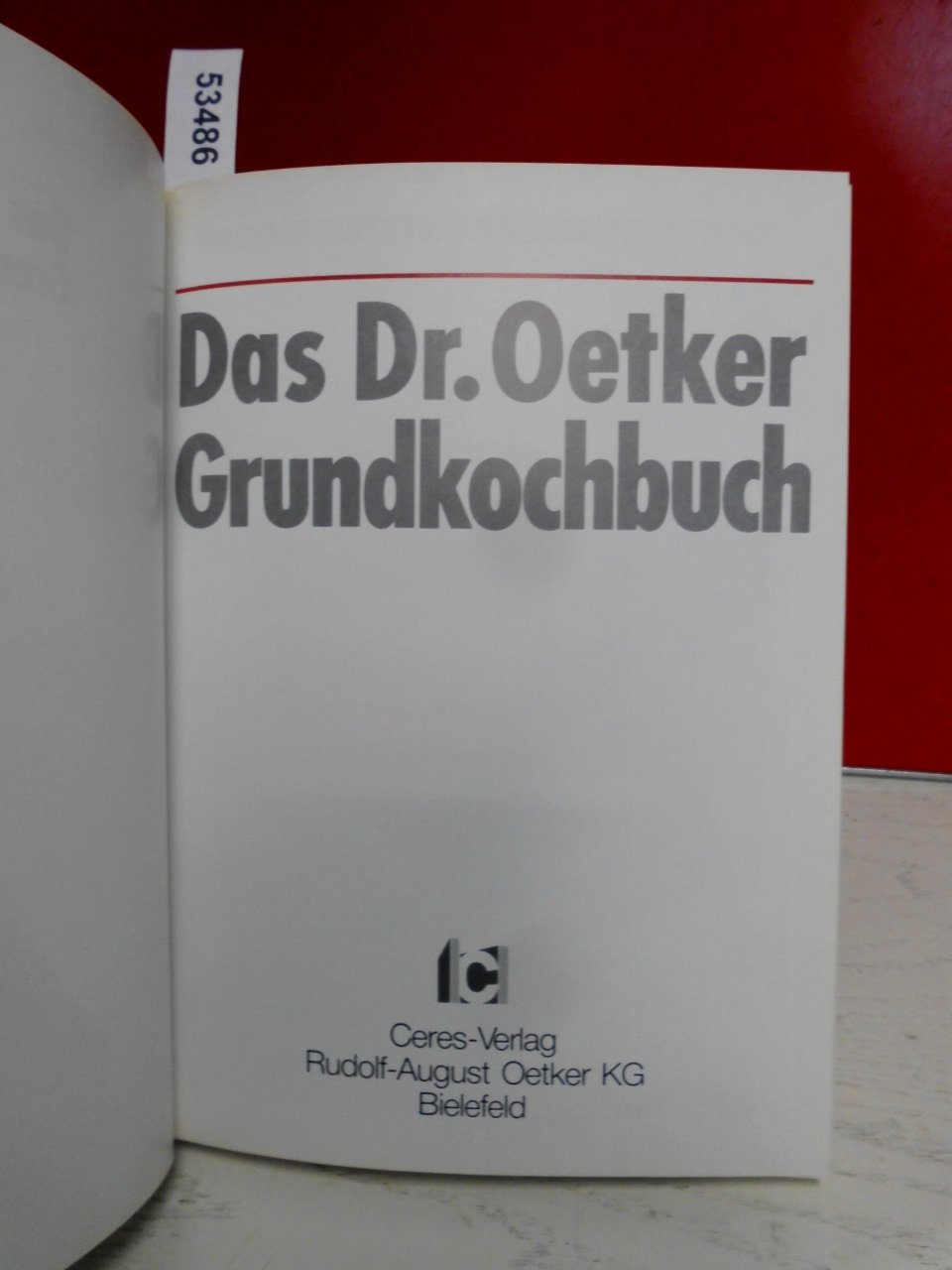 Das Dr. Oetker Grundkochbuch by Carola Reich | Goodreads