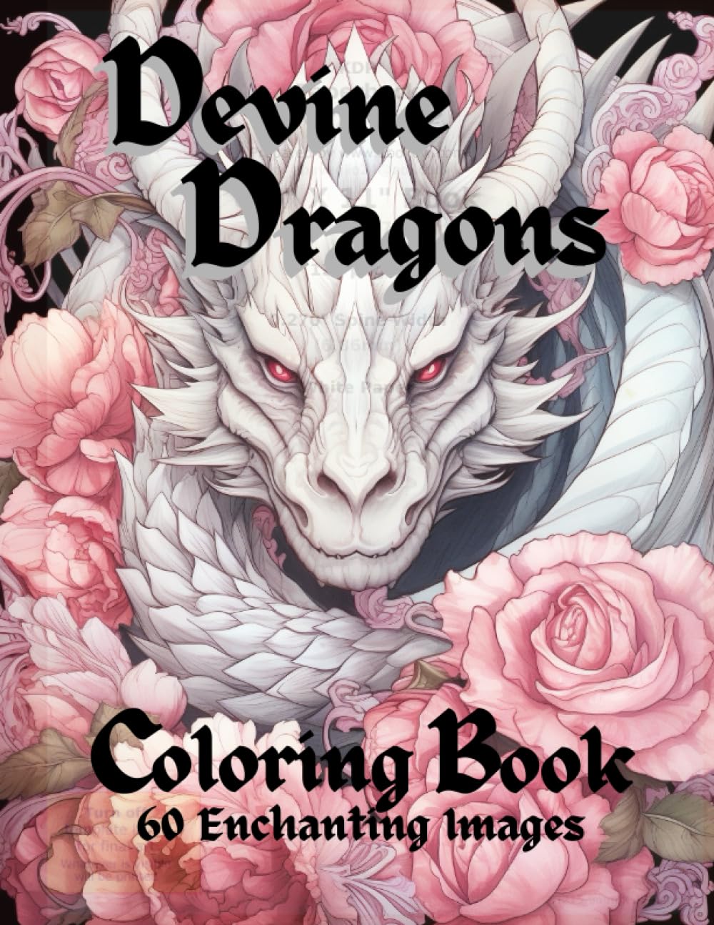 Devine Dragons: 60 Enchanted Illustrations to Color for Adults, Teens ...