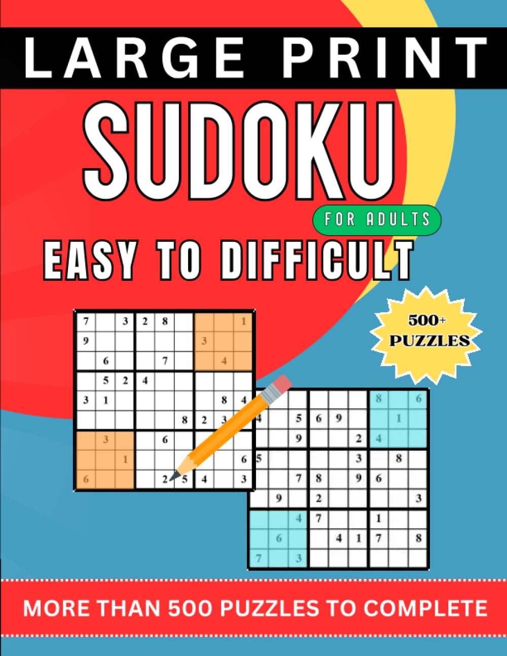 Sudoku For Adults Large Print, Best sudoku puzzles for adults Tons
