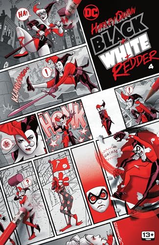 Harley Quinn: Black + White + Redder (2023-) #4 (Harley Quinn Black + White + Red