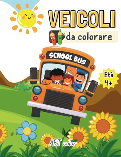 Libro 'Colorare I Veicoli' - Edizione A Colori Con Disegni Di Auto, Moto E Mezzi Di Trasporto - Foto 7