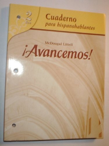 Cuaderno para hispanohablantes (Student) Level 2 (¡Avancemos!) by ...