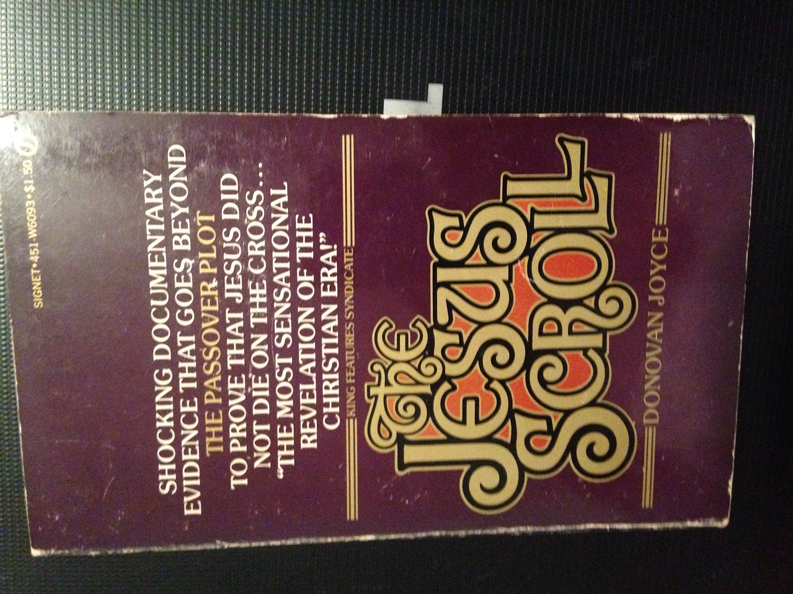 The Jesus Scroll by Donovan Joyce Goodreads